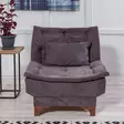 Sohva-sänkysetti, antrasiitti, W190 cm x H90 cm x D85 cm, kestävä, mukava - Sohvat - 8682870916807 - 6