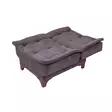 Sohva-sänkysetti, antrasiitti, W190 cm x H90 cm x D85 cm, kestävä, mukava - Sohvat - 8682870916807 - 11