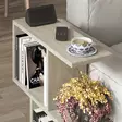 Travertiini Sohvapöytä - 100% Melamiinipinnoitettu Lastulevy, 18mm Paksuus, 60x60x20cm, 20kg Kantavuus - Sohvapöydät - 8684283438907 - 4