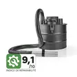 Tuhkapölynimurit | Pölypussiton | Pölykapasiteetti: 18 l | 800 W | F7 - Pölynimurit - 5412810316267 - 60