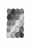 Tummanharmaa Matto 150x240 cm - 100% Polyesteri, Antibakteerinen, Konepestävä, Liukumaton, 10 mm Nukka - Suuret ja keskikokoiset matot - 8683743782567 - 1