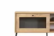 TV-taso, 180x55x41 cm, Tammi, 100% pinnoitettu lastulevy, lankajalat, lankakansi, 2 pakettia, helppo koota - TV-tasot - 8684282533207 - 5