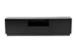 TV-taso, musta puu, 160cm x 42cm x 29,5cm, kestävä, tyylikäs - TV-tasot - 8684283112067 - 7