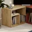 TV-taso Sapphire Oak Cinnamon - 100% Melamiinipinnoitettu Lastulevy, 18mm, 145x44,8x35cm, 20kg Kantavuus - TV-tasot - 8684283503117 - 4