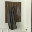 Tyylikäs ja Toimiva Hall Stand - Skandinaavinen Muotoilu, Pähkinänvärinen, 100% Melamiinipinnoitettu, 64,7x80x3,6 cm - Eteiskaapit - 8681181790977 - 2