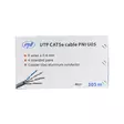 UTP CAT5e PNI U05 kaapeli 4 parilla kierrettyjä johtoja 0,40 mm CCA, 1 Gigabitin internet- ja valvontajärjestelmille, rulla 305 m - PNI tuotteet - 5949066512827 - 3