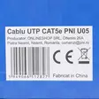 UTP CAT5e PNI U05 kaapeli 4 parilla kierrettyjä johtoja 0,40 mm CCA, 1 Gigabitin internet- ja valvontajärjestelmille, rulla 305 m - PNI tuotteet - 5949066512827 - 6