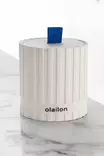 Valkoinen Betoni Nauha Meripihka Kynttilä - 8 cm x 8,5 cm - Paraffiini/Soya - Sisustukseen ja Lahjaksi - Kynttilät ja lyhdyt - 8684282969297 - 2