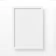 Valkoinen Kehys A3 Koko 29,7x42 cm - 100% MDF ja Muovi, Helppo Ripustus, Tyylikäs Sisustuselementti - Taulut ja kehykset - 8683742574187 - 1