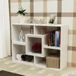 Valkoinen Kirjahylly - Moderni ja Tyylikäs, 100% Melamiinipinnoitettu, 18mm Paksuus, 105x76,4x29,5cm, Useita Hyllyjä - Kirjahyllyt - 8681181980347 - 5