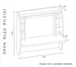 Valkoinen Opiskelupöytä - 100% Melamiinipinnoitettu Lastulevy, 18mm, 123,6x120x55cm, Useita Hyllyjä, Kiinnitettävä Seinäkiinnitys - Työpöydät - 8682870728387 - 4