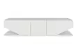 Valkoinen TV-taso 180x40x30 cm - Moderni ja Tyylikäs, 100% Melamiinipinnoitettu, Useita Hyllyjä, Seinään Kiinnitettävä - TV-tasot - 8681181979877 - 8