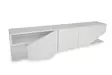 Valkoinen TV-taso 180x40x30 cm - Moderni ja Tyylikäs, 100% Melamiinipinnoitettu, Useita Hyllyjä, Seinään Kiinnitettävä - TV-tasot - 8681181979877 - 7