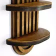 Walnut-seinähylly 100% vaneria, 18 mm paksuus, 40x20x9 cm, helppo asennus, tyylikäs ja kestävä säilytysratkaisu - Seinähyllyt - 8684282095767 - 3