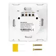 Yksinkertainen kytkin PNI SH101 -lasikosketuksella, valkoinen LED-osoittimella - PNI tuotteet - 5949066518737 - 7