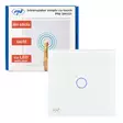 Yksinkertainen kytkin PNI SH101 -lasikosketuksella, valkoinen LED-osoittimella - PNI tuotteet - 5949066518737 - 1