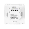 Yksinkertainen kytkin PNI SH101 -lasikosketuksella, valkoinen LED-osoittimella - PNI tuotteet - 5949066518737 - 5