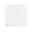 Yksinkertainen kytkin PNI SH101 -lasikosketuksella, valkoinen LED-osoittimella - PNI tuotteet - 5949066518737 - 2