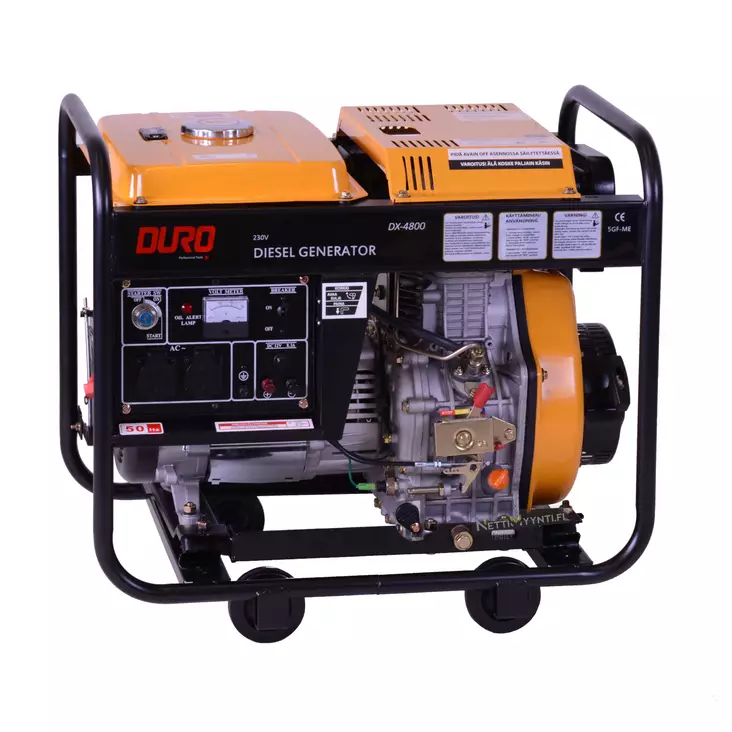 Aggregaatti Duro 5 kW 1-vaihe diesel - Aggregaatit - 6438168093697 - 1