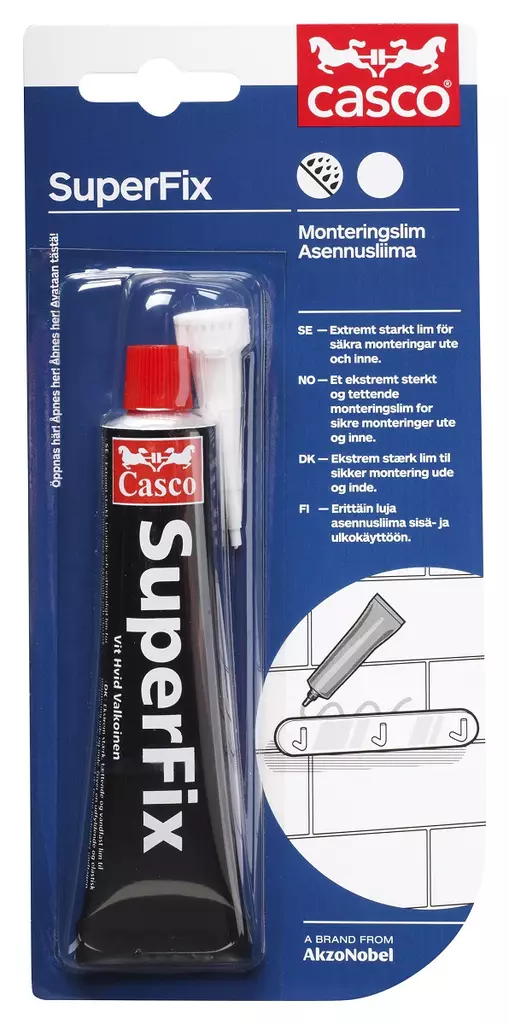 Asennusliima Casco SuperFix 40 ml - Liimat - 7311980136157 - 1