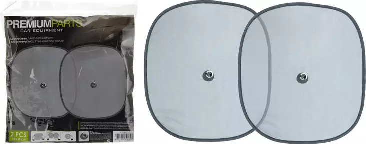 Aurinkosuoja autoon 2kpl - Auton sisätilatarvikkeet - 8711295894657 - 1