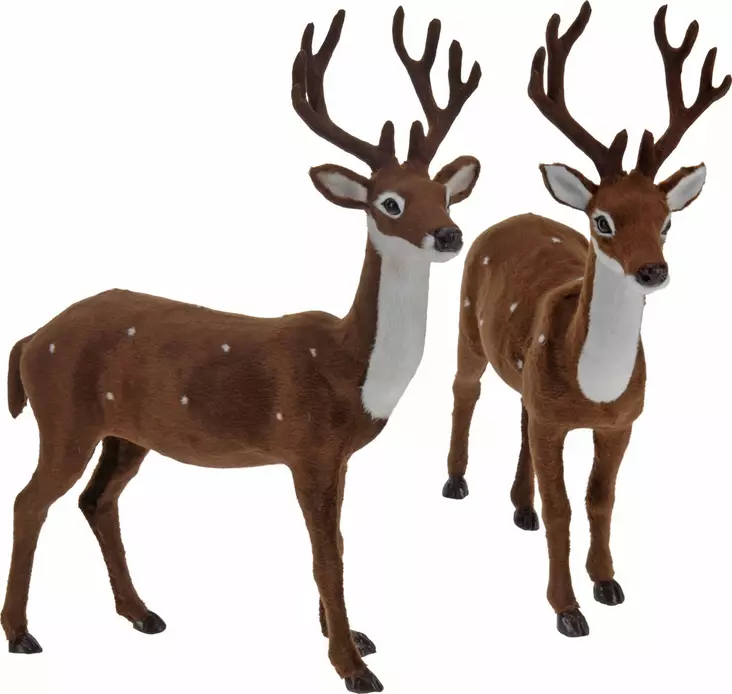 Bambi 37cm ruskea - Joulukoristeet ja -tekstiilit - 8711295567247 - 1