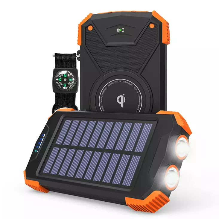 Blavor Solar Qi 10 000 mAh varavirtalähde - Varavirtalähteet - 6438014326207 - 1