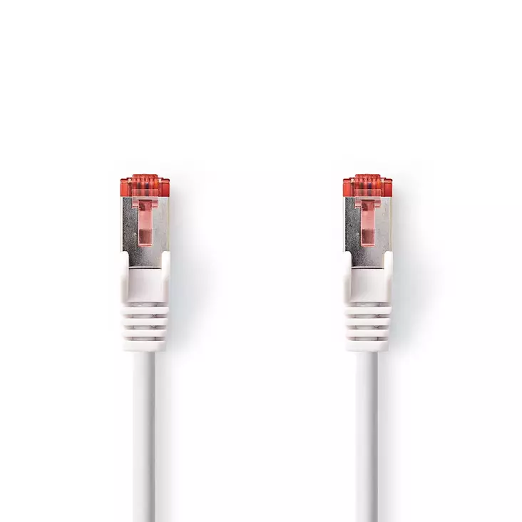 CAT6 Verkkokaapeli | RJ45 uros | RJ45 uros | S/FTP | 0.25 m | Sisäkäyttöinen | Pyöreä | LSZH | Valkoinen | Laatikko - Tietokone ja verkko - 5412810423897 - 1