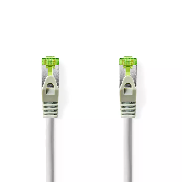 CAT7 verkkokaapeli | S/FTP | RJ45 uros | RJ45 uros | 10.0 m | Snagless | Pyöreä | LSZH | Harmaa | Laatikko - Tietokone ja verkko - 5412810332847 - 1