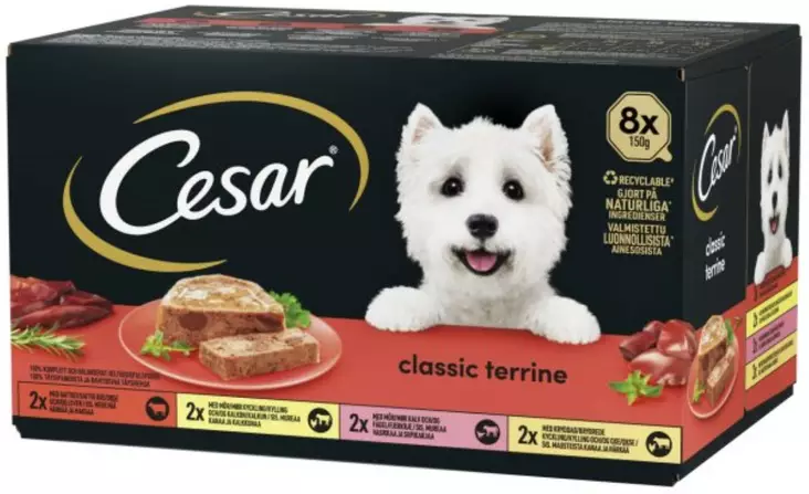 Cesar classic selection 8x150g P=C3=A4=C3=A4kuva - Koiran ruoat ja ateriat - 3065890148567 - 1