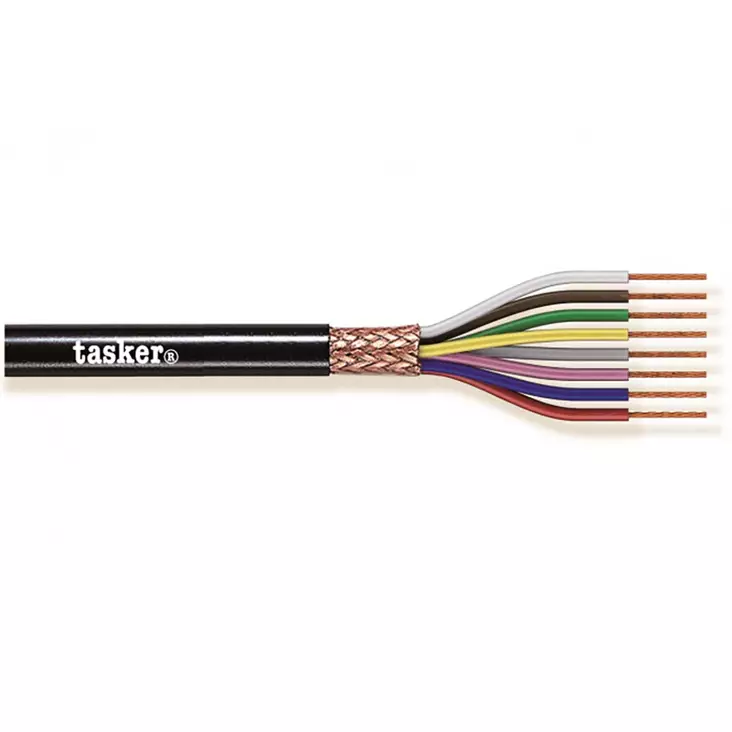 Datakaapelikela 4x 0.25 - 100 m Musta - Tietokone ja verkko - 8010246006157 - 10