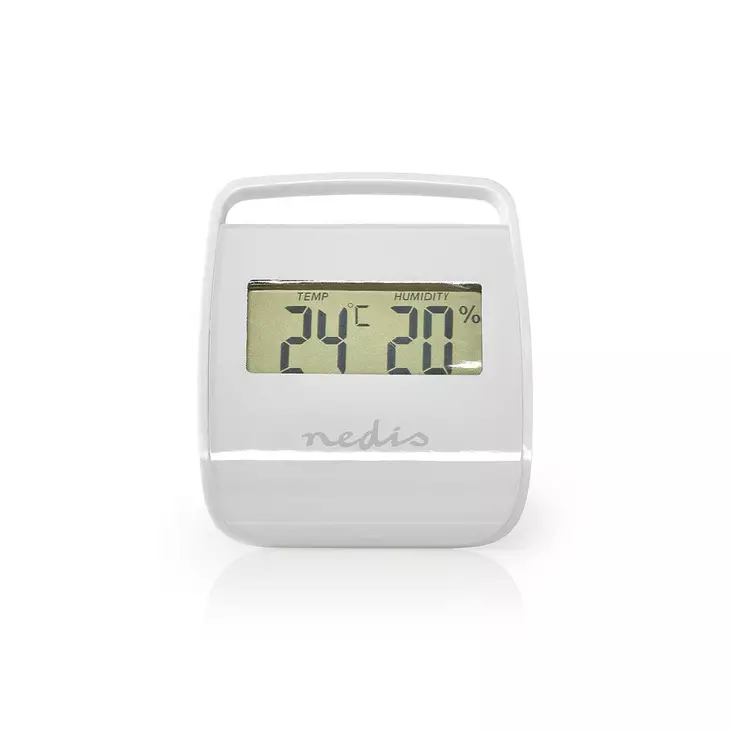 Digitaalinen lämpömittari | Sisätila | Sisälämpötila | Sisätilan kosteus | Valkoinen - Lämpömittarit ja sääasemat - 5412810305667 - 1