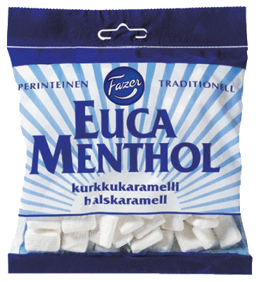Fazer Eucamenthol kurkkupastilli ps 200g - Pastillit - 664-5076-17 - 1