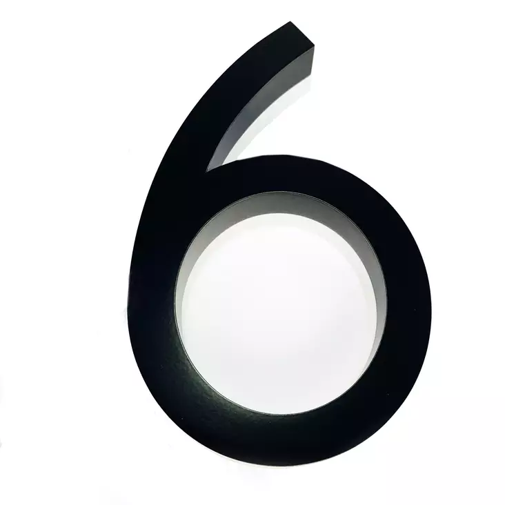 Finnbear talonumero 6 LED-taustavalolla - Postilaatikot ja talonumerot - 6438014269337 - 1