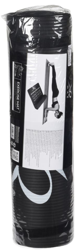 Joogamatto musta NRB 183 x 58 x 1 cm - Kuntoilulaitteet ja -välineet - 8719407063427 - 1