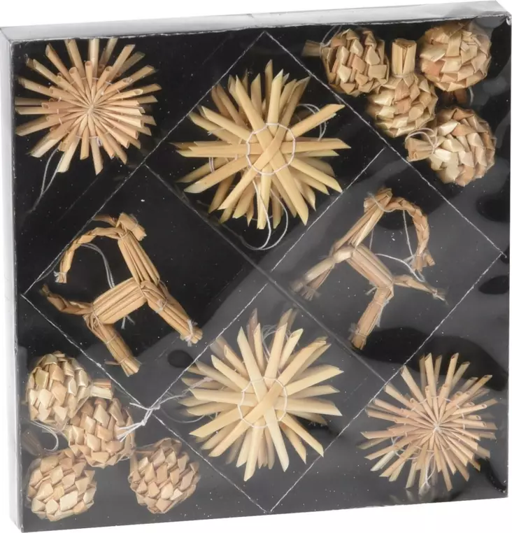 Joulukoriste olkilajitelma - Joulukoristeet ja -tekstiilit - 8720573040037 - 1