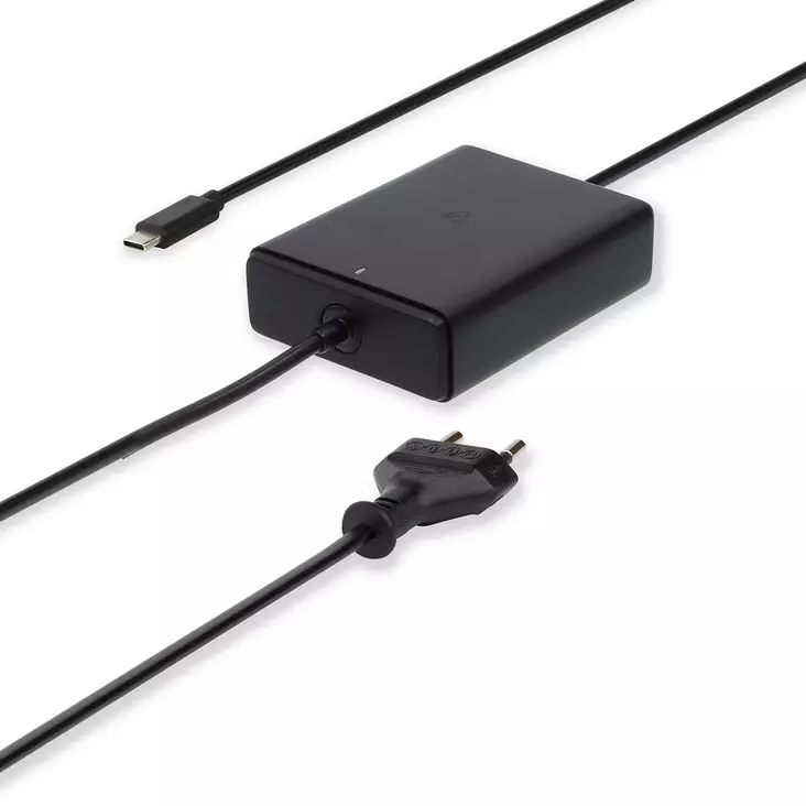 Kannettavan Tietokoneen Virtalähde | GaN | 45 W | 5 / 9 / 12 / 15 / 20 V DC | 2.25 / 2.33 / 2.92 / 3.0 A | Kodinkone: Notebook / Smartphone / Tablet | Euro / Tyyppi-C (CEE 7/16) - Yleisvirtalähteet ja adapterit - 5412810441167 - 1