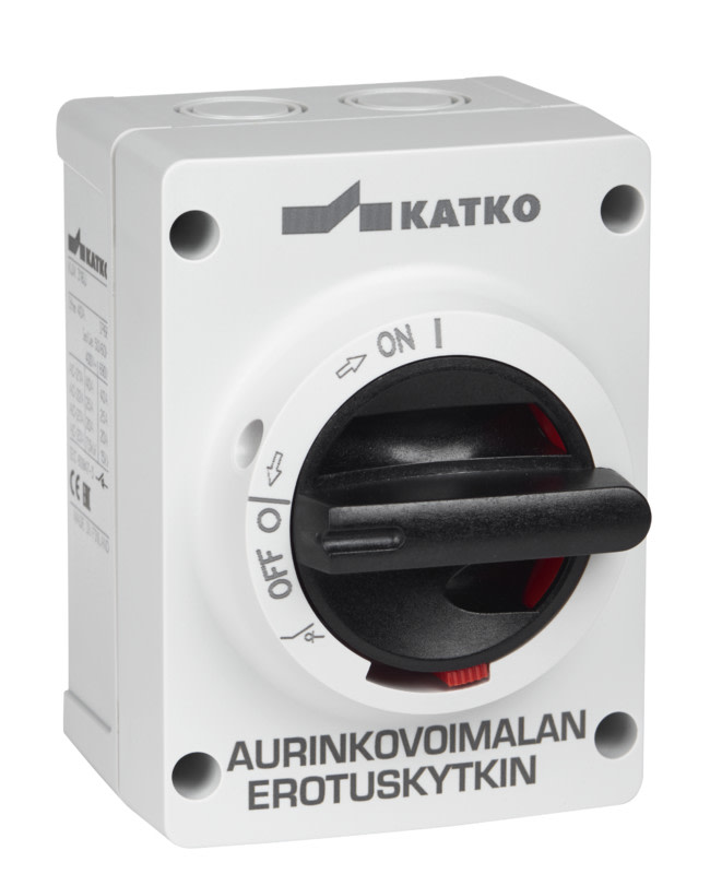 Katko IsoSafe turvakytkin väännin KUM 325 3x25 A 400 V 11 kW aurinkovoimaloille - Kaapelit ja asennustarvikkeet - 6419410400067 - 1