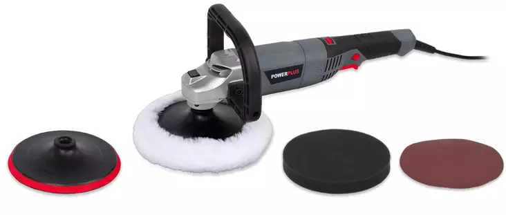 Kiillotuskone 1200W 180 mm Powerplus - Kiillotuskoneet - 5400338073267 - 1