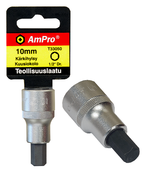 Kuusiokärkihylsy 1/2" 12mm - Hylsyt ja adapterit - 795609330527 - 1