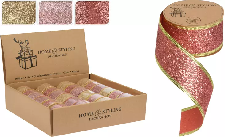 Lahjanauha 38mm glitter=20 - Pakkaus ja paketointi - 8719987919367 - 1