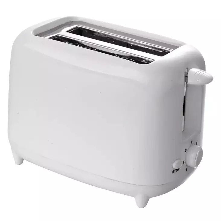 Leiv=C3=A4npaahdin valkoinen 700W P220B - Voileipägrillit ja leivänpaahtimet - 6430037751387 - 1