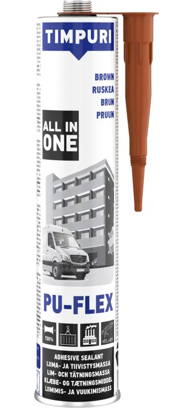 Liima- ja tiivistysmassa PU-Flex 300 ml - Tasoitteet ja täyteaineet - 6418091030587 - 1