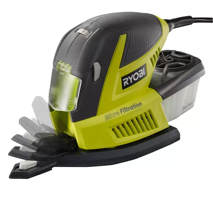 Ryobi monitoimihiomakone 180w dust tech - Akkutyökalut - 4892210150837 - 1
