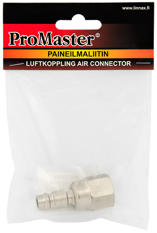 Nivelliitin 3/8" sisäkierteellä 360ast - Paineilmaletkut ja liittimet - 6420286015897 - 1