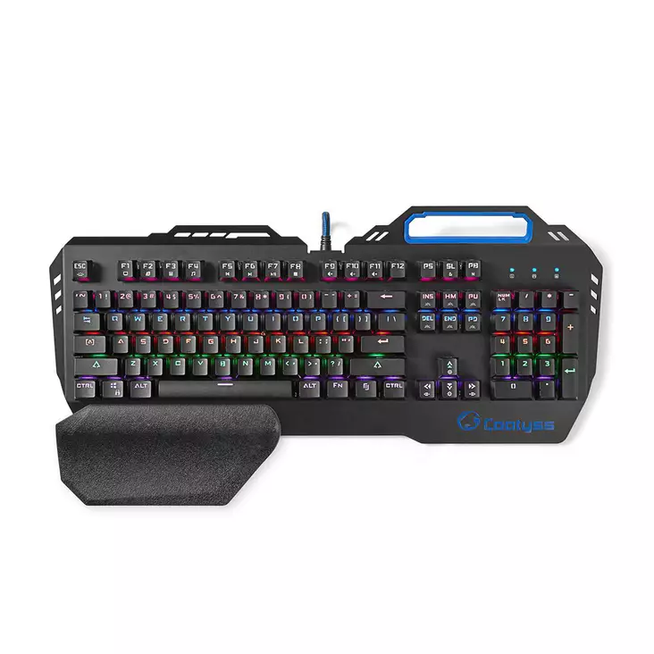 Pelinäppäimistö Langallinen | USB | Mekaaniset Avaimet | RGB | US Kansainvälinen | Yhdysvaltain Näppäinasettelu | USB Virta | Virtakaapelin pituus: 1.70 m | Pelinäppäimistö - Pelituotteet - 5412810315987 - 1