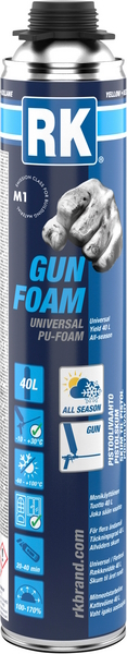 Polyuretaanivaahto RK Gun Foam - Tasoitteet ja täyteaineet - 6418091021837 - 1