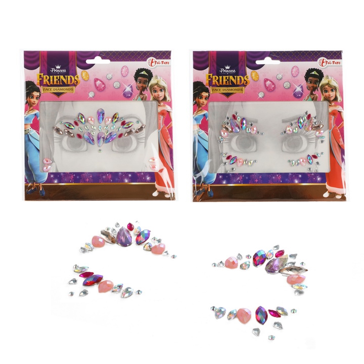 Princess Friends kasvotimantit - Lelut ja lastentarvikkeet - 8714627004397 - 1