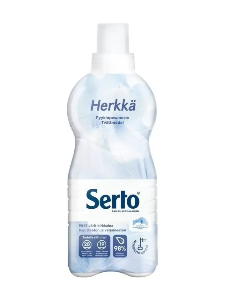 Pyykinpesuneste Serto herkk=C3=A4 850 ml - Pyykinpesu- ja huuhteluaineet - 6417964577457 - 1