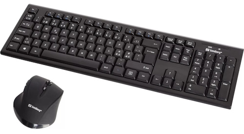 Sandberg langaton n=C3=A4pp=C3=A4imist=C3=B6+hiiri - Tietokoneen näppäimistöt - 5705730631207 - 1